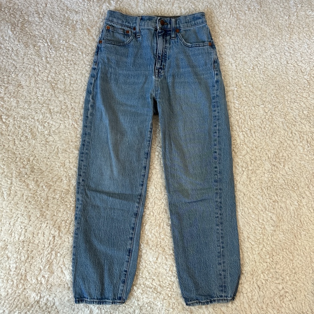 Madewell classic straight jeans